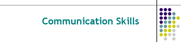 Communication Skills