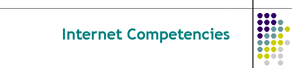 Internet Competencies