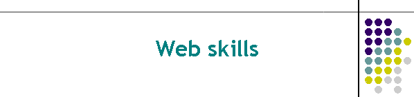 Web skills