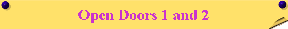 Open Doors 1 and 2